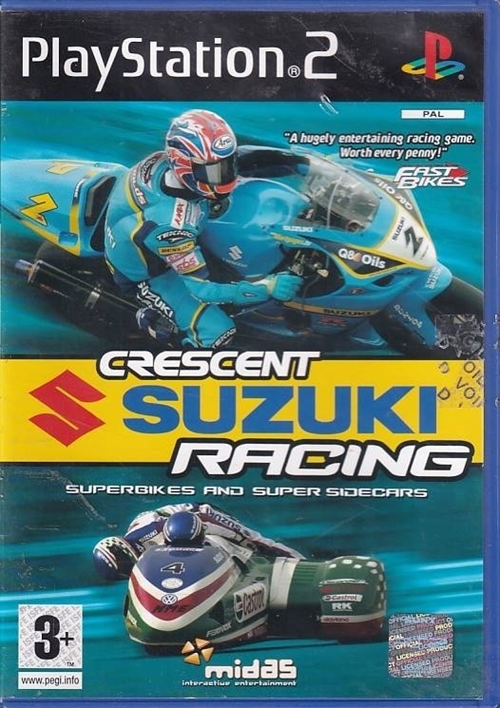 Crescent Suzuki Racing Superbikes and Super Sidecars - PS2 (B Grade) (Genbrug)